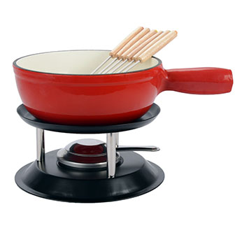 Caquelon &agrave; fondue en &eacute;mail