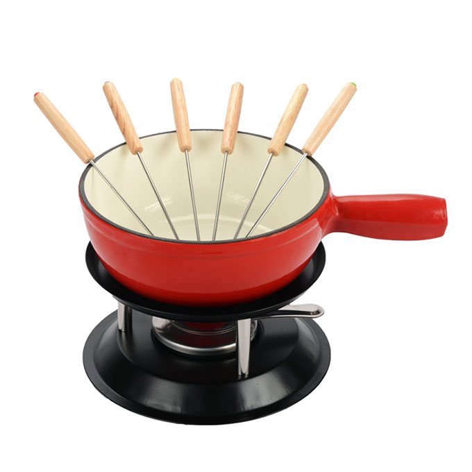 Caquelon &agrave; fondue en &eacute;mail