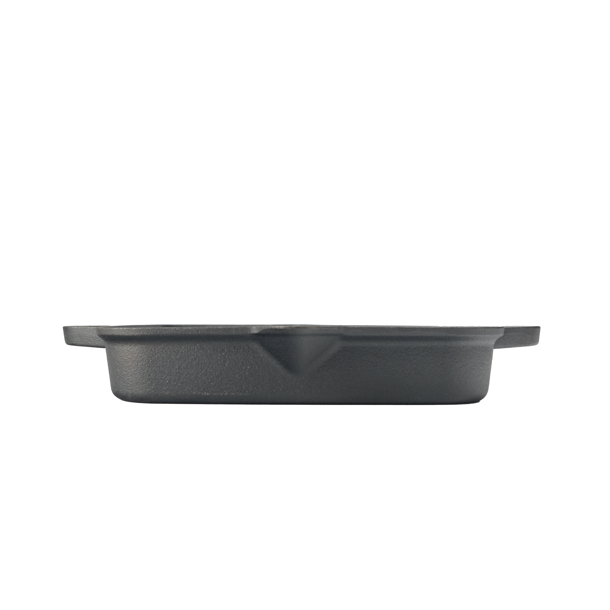 Po&ecirc;le grill carr&eacute;e en fonte pr&eacute;-enduite de 30&nbsp;cm