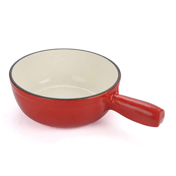 Caquelon &agrave; fondue en &eacute;mail