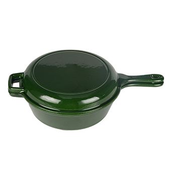 Cocotte &eacute;maill&eacute;e 2 usages 26 cm