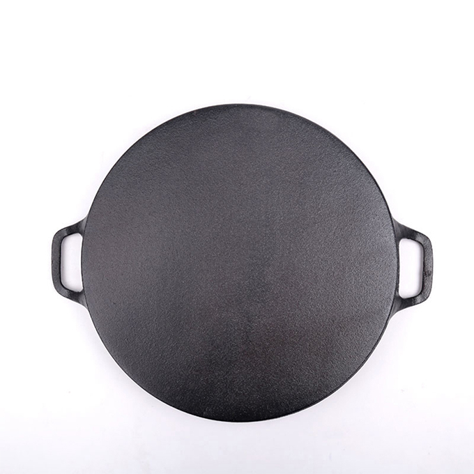 Plaque ronde en fonte