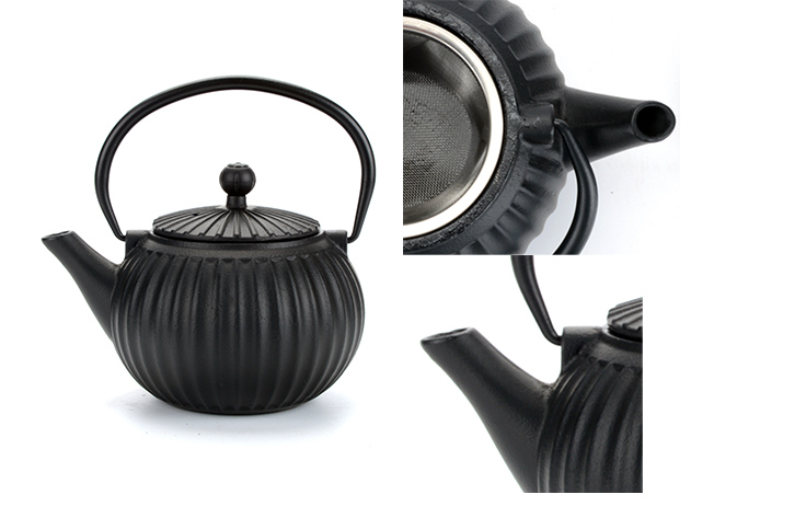 Bouilloire &agrave; th&eacute; en fonte avec infuseur Tetsubin japonais