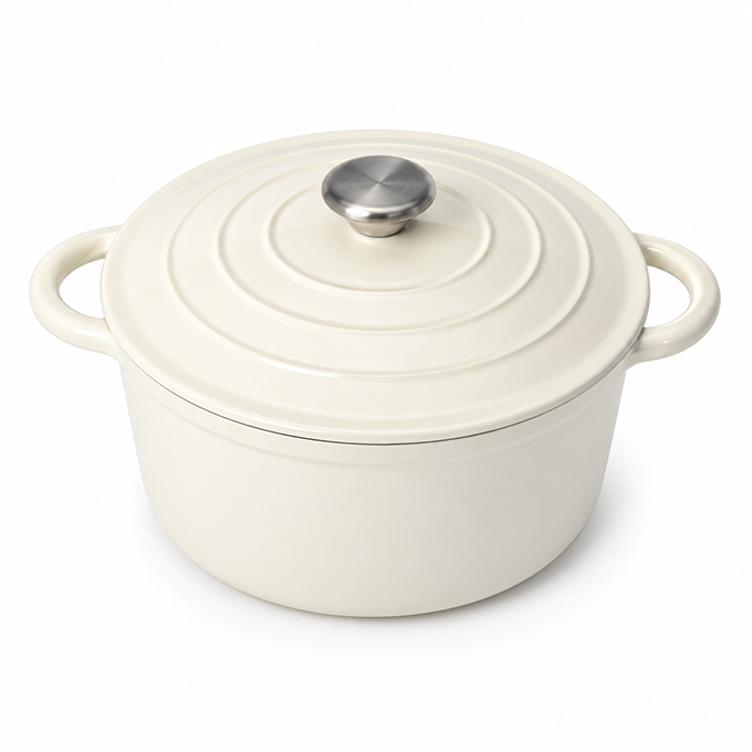 Four hollandaise en fonte &eacute;maill&eacute;e OEM/ODM Taille/Couleur/Logo