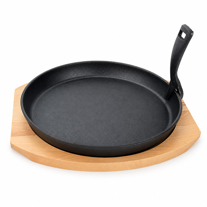 Po&ecirc;le &agrave; fajita en fonte