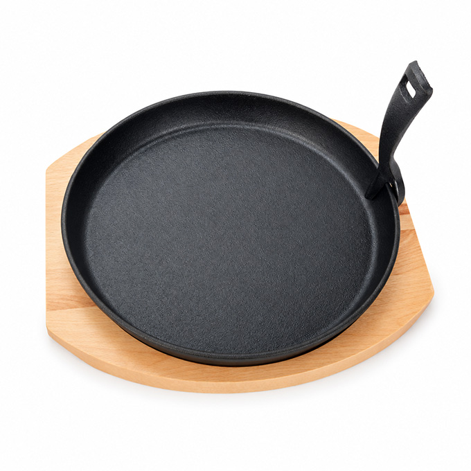 Po&ecirc;le &agrave; fajita en fonte