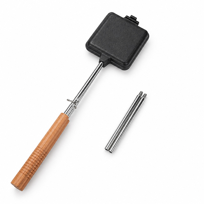 Petite tarte carr&eacute;e en fonte