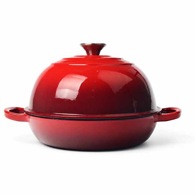 Moule &agrave; pain en fonte &eacute;maill&eacute;e, couleurs personnalisables