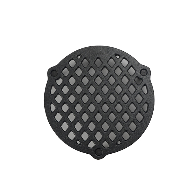Grille de barbecue en fonte avec pieds