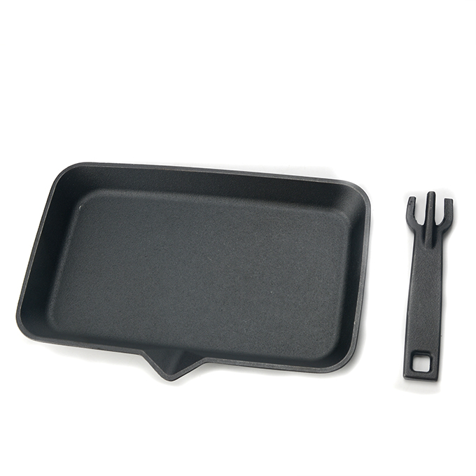Po&ecirc;le &agrave; Fajita rectangulaire en fonte