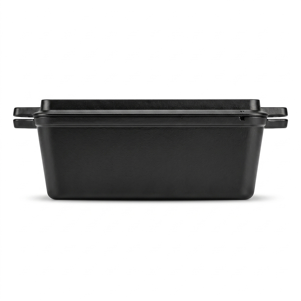 Moule &agrave; pain carr&eacute; en fonte 6,2&nbsp;L/9,2&nbsp;L