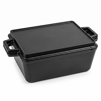 Moule &agrave; pain carr&eacute; en fonte 6,2&nbsp;L/9,2&nbsp;L