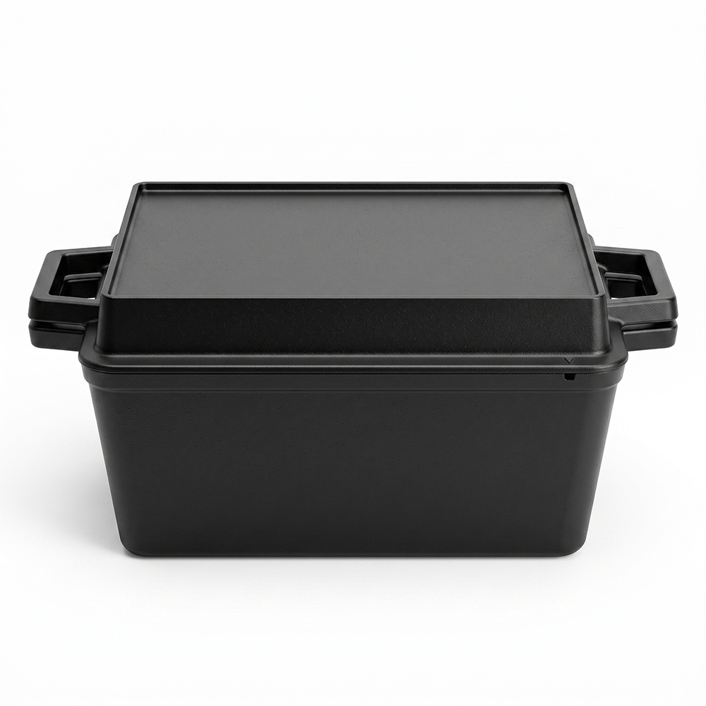 Moule &agrave; pain carr&eacute; en fonte 6,2&nbsp;L/9,2&nbsp;L